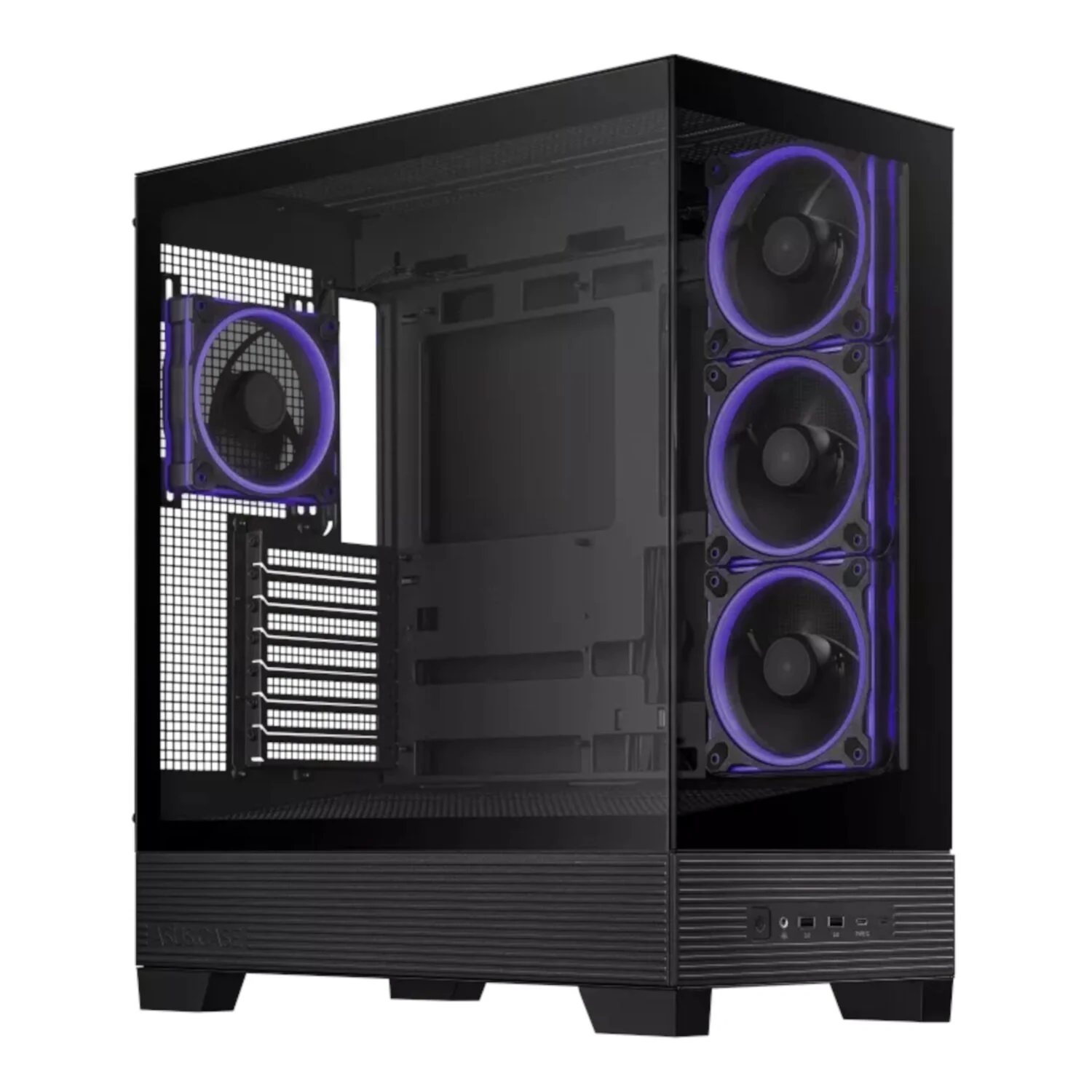 M-Link Black ATX PC Case with Built-In Power Supply Unit – Steel ...
